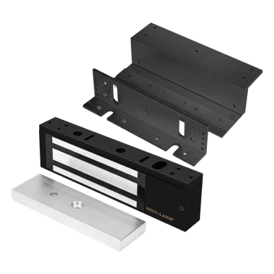 Kit de Control de Acceso / Chapa Magnética 1200 lbs (545 kg) / Montaje Z y L / 12-24 VDC / UL / Interior | SIERRA STORE