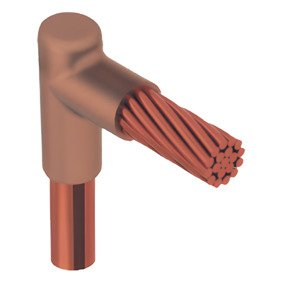 Molde para Soldadura Exotérmica / Tipo L / Tope Varilla 5/8 In a Cable 2/0 AWG / Conexiones Horizontales | SIERRA STORE