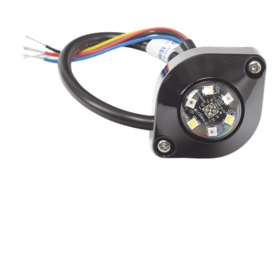 Estrobo Oculto LED / 6 LED / Ámbar/Blanco / 69 Patrones / Montaje Superficie / IP67/IP69K / 12-24 V | SIERRA STORE