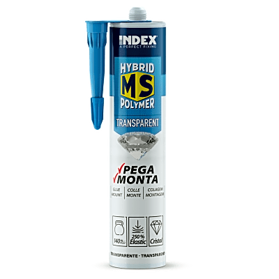 Adhesivo ms transpatente 290ml (transparente) | SIERRA STORE