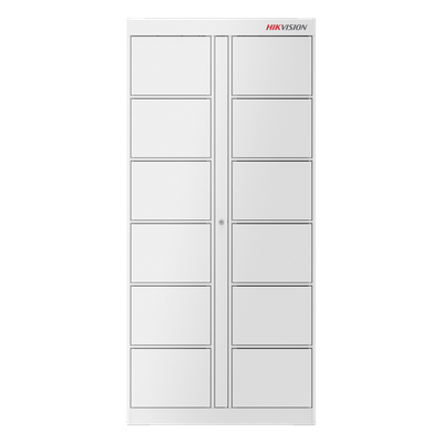 HIKVISION DS-KLB2-12 - Locker de Expansión / 12 Espacios / Comunicación RS485 / Control Facial y Tarjeta / Uso Interior / 50 kg | SIERRA STORE