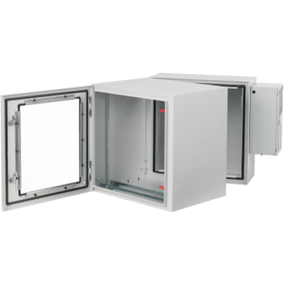 Gabinete Rack ProTek de Doble Bisagra con Puerta de Ventana / 48.54 x 27.56 x 36.02 in (1233 x 700 x 915 mm) / NEMA Type 12 / IP55 | SIERRA STORE
