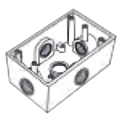 Caja Condulet / 5 Bocas / 3/4" (19.05 mm) / Aluminio Diecast / Intemperie / NPT / Volumen 275.5 cm³ | SIERRA STORE