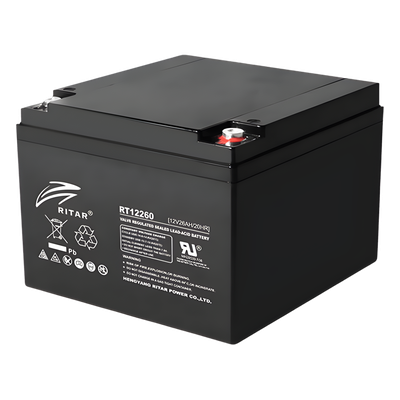 Batería VRLA / 12Vcc / 26Ah / Vida Útil 6-8 Años / Rango -20°C a 60°C / Descarga 260A (5s) | SIERRA STORE