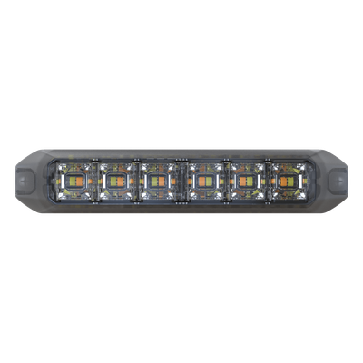 Luz Auxiliar Moldeable / 12 LED Dual Color Rojo-Azul / IP67 / Lente Transparente / SAE / Flexión 120° | SIERRA STORE
