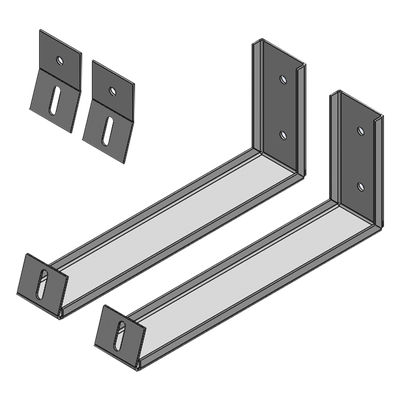 EPCOM INDUSTRIAL EXPO-BASE-TSM - Ángulos para soportar Panel Solar en Pared (Uso solo para Exhibición) | SIERRA STORE