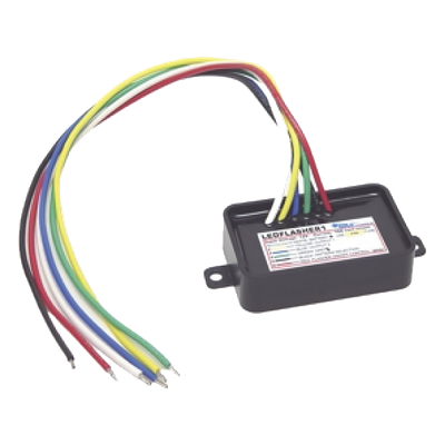 Flasher de Estado Sólido / Control 20 Cabezales LED / 12 Patrones Programables / IP67 / 12V DC | SIERRA STORE