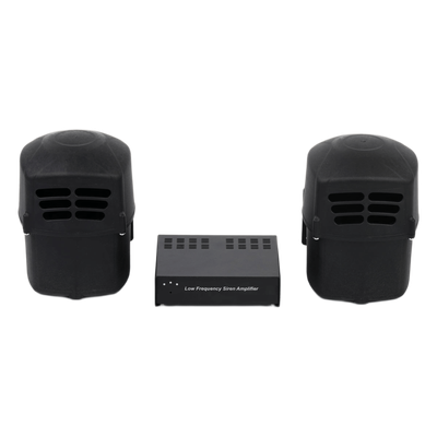 Sirena de Baja Frecuencia / Dual 8 ohms y 16 ohms / Amplificación 2 × 50 W / DC 12V/24V / 180-500 Hz | SIERRA STORE