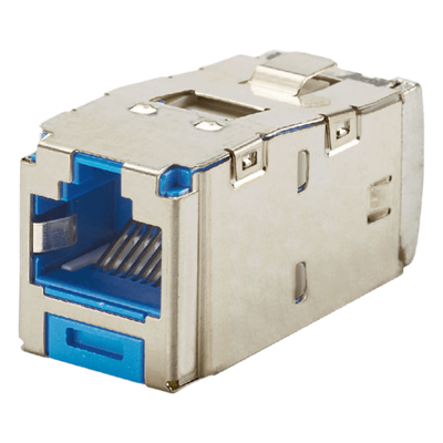 PANDUIT CJS688TGBUY - Conector Jack RJ45 Blindado / Categoría 6 / 10GBase-T / Terminación sin Impacto / HDBaseT 100 m (328 ft) / | SIERRA STORE