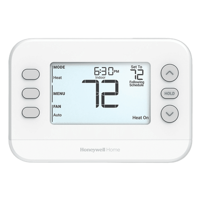Termostato Programable / 1H/1C / Pantalla 4.84 Pulgadas Cuadradas / Alimentación 24 VCA o 2 Baterías AA / Placa de Montaje UWP | SIERRA STORE