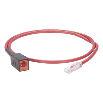 PANDUIT FP6X88TC - Cable de Prueba Para Plugs Rj45 de Terminación en Campo (MPTL), Cat6A, UTP, 1 Metro, Color Rojo | SIERRA STORE
