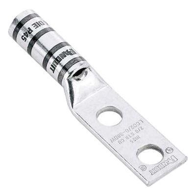 PANDUIT LCC6-12W-L - Terminal de Compresión / Calibre 6 AWG / Doble Orificio 1/2 pulg / Espaciado 44.5 mm (1.75 pulg) / Mirilla de | SIERRA STORE