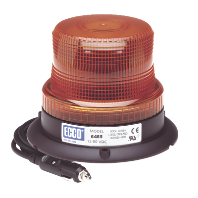 Mini Burbuja LED / Ámbar / Montaje Magnético / 12-80 VCC / 5.6" Diámetro / SAE J845 Clase III / -30°C a 50°C | SIERRA STORE