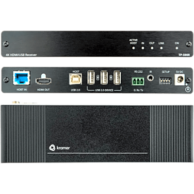 Receptor HDMI 4K60 4:2:0 con USB, RS-232 e IR sobre HDBaseT 2.0 de Largo Alcance | 4K UHD @60Hz (4:2:0) 24bpp | HDCP 2.3 | HDBaseT 2.0 | SIERRA STORE