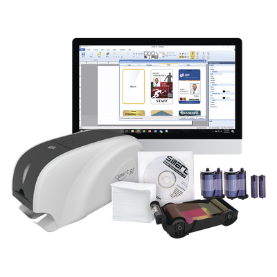 Impresora de Tarjetas PVC / Una Cara / Velocidad 23 seg/tarjeta / Impresión UV / SmartMark / Ethernet Opcional | SIERRA STORE