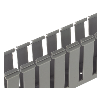 PANDUIT G3X3LG6 - Canaleta Ranurada de PVC / 3.25 in Ancho / 3.12 in Alto / 6 ft (1.8 m) Largo / Tipo G / Gris Claro | SIERRA STORE
