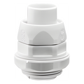 Conector de Tubería Flexible a Caja / PVC Auto-Extinguible / 50 mm / IP55 / -24 a 60°C / Telecomunicaciones y Seguridad | SIERRA STORE