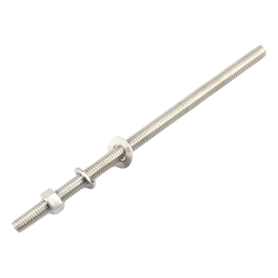 Kit de Varillas Roscadas / Acero Inoxidable 304 / 3/8-16 UNC x 8 in (203 mm) / 10 Piezas con Tuercas y Arandelas | SIERRA STORE