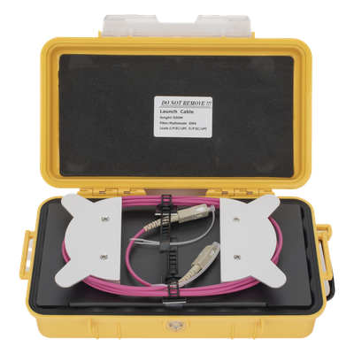 LINKEDPRO BY EPCOM LP-LC-MM-0.5KM - Bobina de Lanzamiento de Fibra Óptica / Multimodo / 0.5 km / Conectores SC/UPC / Estuche Portátil | SIERRA STORE