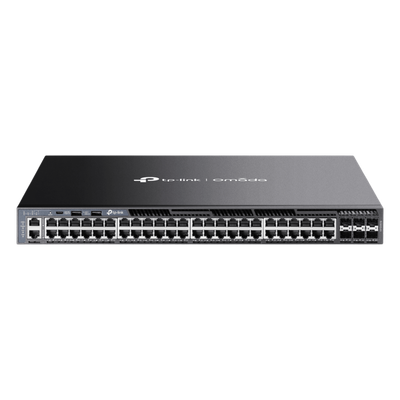 Switch L3 Administrable / 48 Puertos Gigabit / 6 SFP+ 10G / 216 Gbps / Ruteo Dinámico RIP/OSPF/VRRP / Fuente Redundante | SIERRA STORE