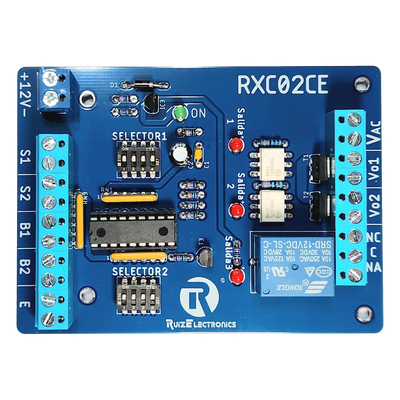 Controlador de Esclusas / 2 Puertas / Cerraduras Eléctricas / Temporizadores 0-30 seg / Entrada de Emergencia / Alimentación 12VDC | SIERRA STORE