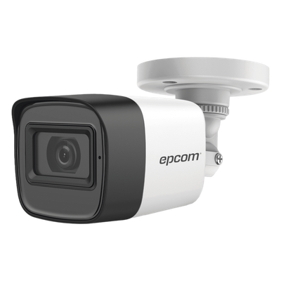 Cámara Bala TURBOHD / 5 Megapixel / Gran Angular 85.5° / Lente 2.8 mm / IR EXIR 30 m (98.4 ft) / IP67 / 4 Tecnologías / Audio por | SIERRA STORE