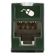 SIEMON U6A-H07NS - Jack / Cat6A UTP / Montaje Híbrido Plano-Angulado / Verde / Punch-Down 110 / RJ45 | SIERRA STORE