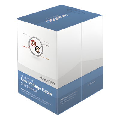 ACCESSPRO ACCESS-182 - Bobina de cable / 2 conductores / Calibre 18 AWG / FRPVC / 1000 pies / Control de acceso | SIERRA STORE
