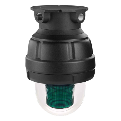 Luz estroboscópica a prueba de explosiones / 24 Vcd / Verde / UL cUL Clase I Div 1 Grupos C-D / IP66 IP69K / 850 candela efectiva | SIERRA STORE