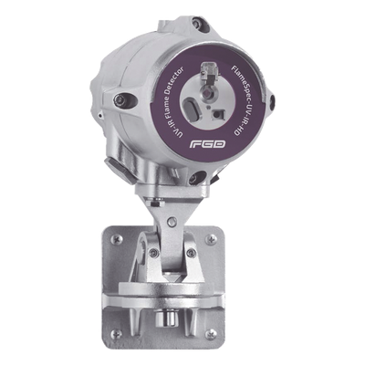Detector de Flama UV/IR / Respuesta 5 ms / Alcance Visual 30 m (98.4 ft) / Hidrógeno e Hidrocarburos / Todo Clima y Luz | SIERRA STORE