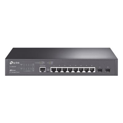 Switch Gigabit Administrable / 8 Puertos RJ45 + 2 SFP / 20 Gbps / SDN Omada / QoS 8 Colas / IPv4/IPv6 | SIERRA STORE