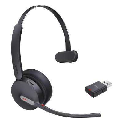 Diadema Inalámbrica / DECT + Bluetooth 5.2 / Alcance 150m (492 pies) / 32h Autonomía / Mono UC Plug-and-Play | SIERRA STORE