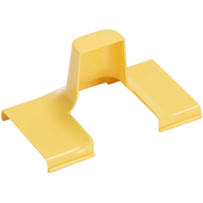 PANDUIT FRSPJC24LYL - Tapa de Bajada Vertical / Para Canaleta FiberRunner 4x4 / Radio de Curvatura 50.8 mm / ABS / Color Amarillo | SIERRA STORE