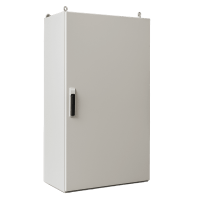 Gabinete de Acero IP55 / 800 x 1600 x 400 mm / IK10 / Carga 80 kg / Placa Trasera 750 x 1565 mm / Exterior | SIERRA STORE