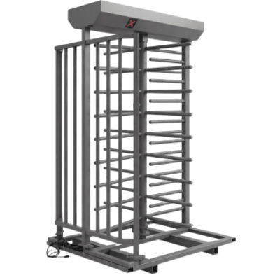 ACCESSPRO XT-100-CL - Torniquete de Cuerpo Completo / Paso Sencillo / IP65 / 25 Personas por Minuto / 120 VAC / Acero al Carbono | SIERRA STORE