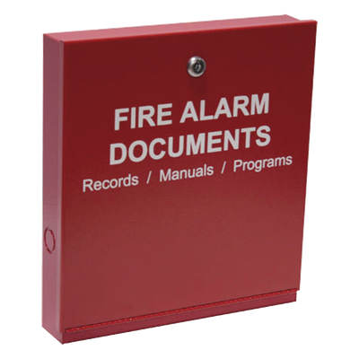 Gabinete para documentos de alarma contra incendios / Acero calibre 16 / USB 4 GB / 2 ganchos para llaves / Placa para tarjetas de | SIERRA STORE