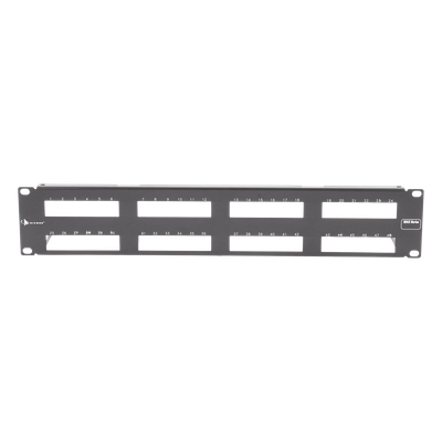 SIEMON MX-PNL-48 - Patch Panel MAX Modular (vacío), de 48 Puertos, Plano, 2UR | SIERRA STORE
