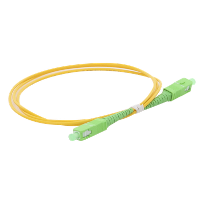 LINKEDPRO BY EPCOM LPSM2SCASCAS1 - Jumper de Fibra Óptica / SC/APC-SC/APC / Monomodo OS2 G.652D / Simplex / 1 Metro (3.28 Pies) / 2mm | SIERRA STORE