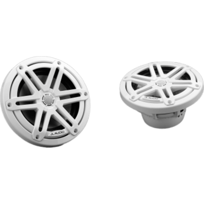Bocinas Náuticas / 6.5" Coaxial / 60 W RMS / Tweeter Cúpula de Seda / LED Integrado / Rejilla Deportiva Blanca / 3 Años Garantía | SIERRA STORE