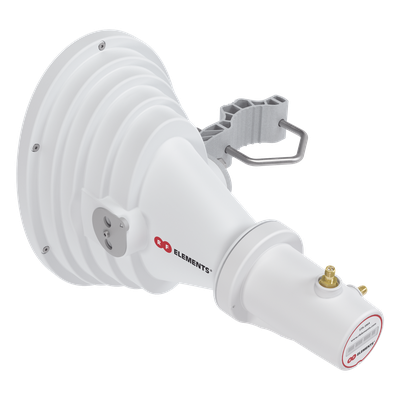 Antena Sectorial Horn / Radiación Asimétrica 45° / 4.9 - 6.4 GHz / 17 dBi / Conector RP-SMA / 238 x 245 x 163 mm | SIERRA STORE