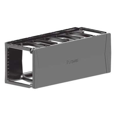 PANDUIT PR2HF4 - Organizador de Cables Horizontal / 19in / 4UR / Cubierta Magnética de Doble Bisagra / ABS / 1.33ft de Profundidad | SIERRA STORE