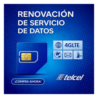 Renovación de Plan de Datos / 10 GB Mensuales / 1 Año / Roaming EUA y Canadá / Cobertura Nacional México | SIERRA STORE
