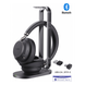 Diadema Inalámbrica Bluetooth / 5 Micrófonos Acoustic Shield / ANC 35 dB / Autonomía 40 h / Alcance 45 m (147.6 ft) / USB-C/A / Qi / | SIERRA STORE