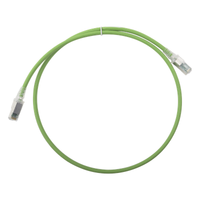 SIEMON ZM6A-S03-07B - Patch Cord Cat6A S/FTP / 0.91 m (3 pies) / CM/LS0H / Verde / Bulk | SIERRA STORE