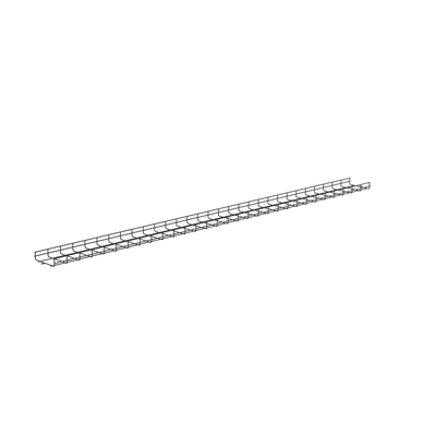 PANDUIT PWB2X8BL - Charola Wire Basket / 8 in (203 mm) Ancho / 2 in (50 mm) Alto / 9.8 ft (3 m) Largo / 187 Cables Cat6 / Negro | SIERRA STORE