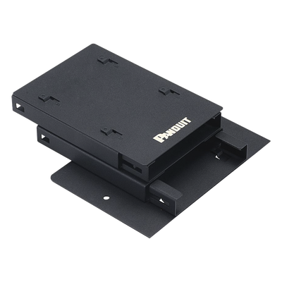 PANDUIT ZFLEX2 - Soporte para 2 Casetes HD Flex / 12 Puertos / 4.1" (104.1 mm) Ancho / 5.98" (151.9 mm) Alto / Negro | SIERRA STORE