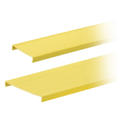 PANDUIT C4YL6 - Tapa para Canaleta Ranurada / 4 in Ancho / 1828.8 mm (6 ft) Largo / PVC Sin Plomo / UL94 V-0 / Amarillo | SIERRA STORE