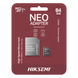 HIKSEMI by HIKVISION HS-TF-C1/64G/NEO/A - Memoria microSD con Adaptador / 64 GB / Clase 10 / Lectura 92 MB/s / Escritura 30 MB/s / | SIERRA STORE