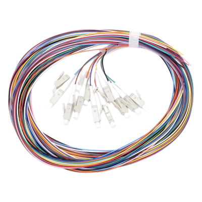 LINKEDPRO BY EPCOM LP-FO-MM-PIG-12-LC-V2 - Kit de 12 Pigtails LC Multimodo OM3 50/125, conectores beige, 2 metros | SIERRA STORE
