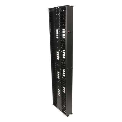 SIEMON VCM-10D - Organizador Vertical Doble / 45UR / Acero 16AWG / 10in (254 mm) / Alta Densidad / 5,616 Cables | SIERRA STORE
